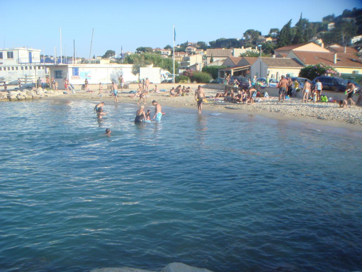 Petite Etoile de Mer: Beachfront Studio with Terrace Saint-Mandrier-sur-Mer Exterior photo
