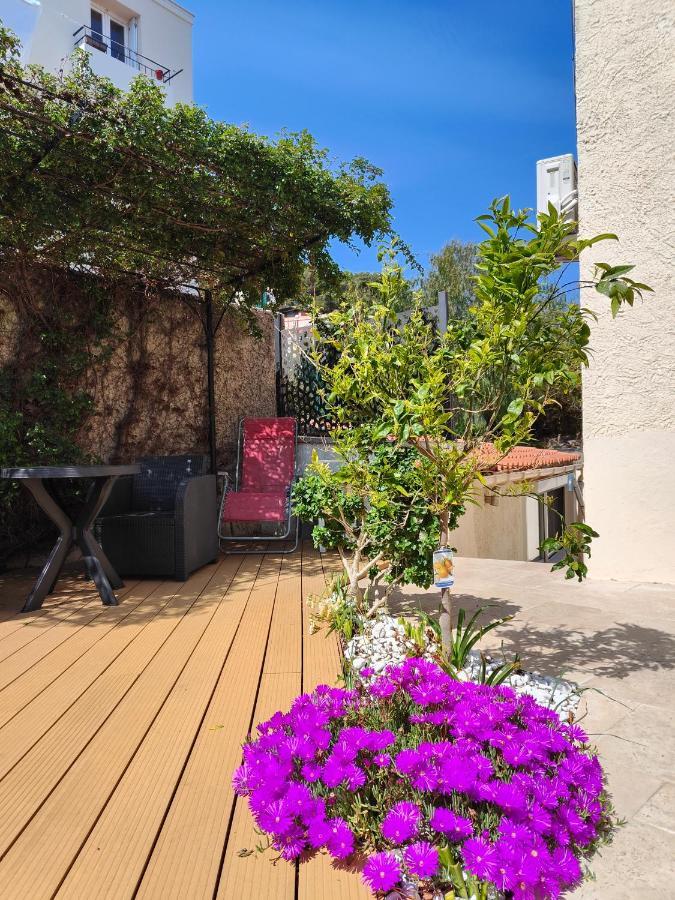 Petite Etoile de Mer: Beachfront Studio with Terrace Saint-Mandrier-sur-Mer Exterior photo